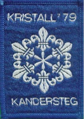 Deelnemersbadge Kristall 1979